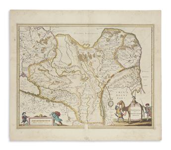 (MISCELLANEOUS MAPS.) Group of 6 double-page engraved maps.